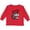 Red, variant on Inktastic Little Brother Fire Truck Boys Long Sleeve Toddler T-Shirt