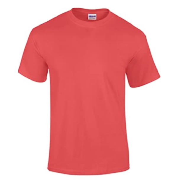 Gildan - Suave básica camiseta de manga corta para hombre - 100% algodón gordo (Paprika)