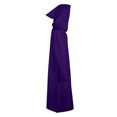 thumbnail image 5 of ZQUUVOU Adult Halloween Theme Tunic Hooded Robe Men Knight Cloak Fancy Cool Role Play Clothes Cape Coat Purple, 5 of 7