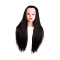 thumbnail image 4 of Cabeza de entrenamiento de peluquería, cabeza de muñeca de cosmetología para principiantes cabezales de maniquí para acondicionador de negro, 4 of 8