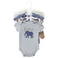 thumbnail image 2 of Touched by Nature Unisex Baby Organic Cotton Bodysuits, Classic Safari, 6-9 Months, 2 of 5