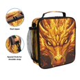 thumbnail image 2 of ALAZA Dragon Head Lunch Box Insulated Lunch Bag Reusable Thermal Cooler Tote School Picnic, 2 of 6