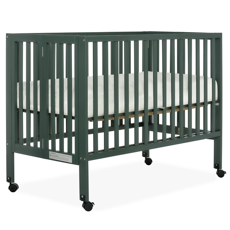 Dream On Me Quinn Full Size Folding Crib Patent Folding System in