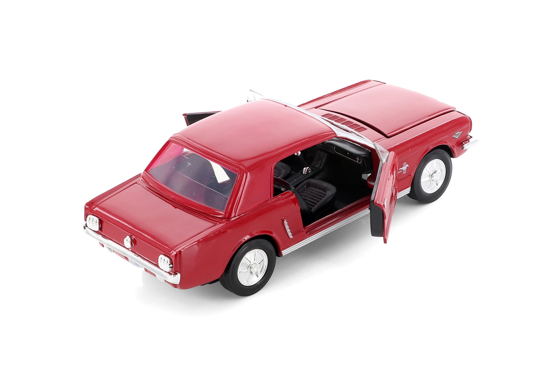 1964 1/2 Ford Mustang Hardtop, Red - Showcasts 77273R - 1/24 Scale Diecast Model Car