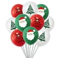 thumbnail image 5 of 10/30 piezas de globos navideños de 12 pulgadas de grosor, globos decorativos navideños con estampado de copos de nieve, para eventos en tiendas y centros comerciales, 5 of 5