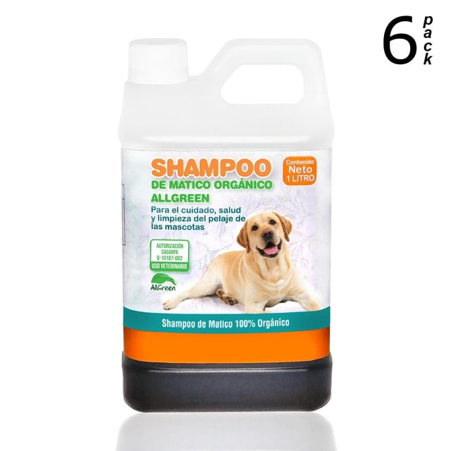 Shampoo Dermatológico AllGreen Perros Mascotas 6Pack - S024 AllGreen YA_AG_001_6p