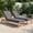 Gray, variant on BaPiPro Navy Blue All‑Weather Outdoor Chaise Lounge Cushion, Waterproof High‑Density Patio Recliner Pad, Detachable Zipper Cover & Anti‑Slip Tie‑Downs, Soft High‑Rebound Foam for Pool, Garden & Patio