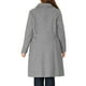 thumbnail image 3 of GRACE & GRANDEUR Abrigos de Invierno para Mujeres Talla Grande Chaquetas de Un Solo Botón Abrigos Largos 3X Gris, 3 of 6