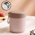 thumbnail image 1 of 430Ml Thermal Lunch Box Jar Insulated Soup Cup Containers With Spoon Stainless Steel Lunch Box For School Children Kids, 1 of 5