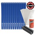 thumbnail image 1 of Karma Velour Blue Golf Club Grip Kit (13 Mid Grips, Solvent & Double-Sided Tape), 1 of 3