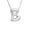 A1362 Usloyux under 5$, variant on Usloyux Under $5 Silver Letter Necklace, Initial Alphabet Pendant Jewelry, Personalized Name Necklace for Her, Stainless Steel Chain, Modern Minimalist Design Accessory