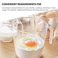 thumbnail image 3 of unbranded 3Ud Taza Medidora Transparente Graduada Para Cocina Resistente Y Portátil Uso Doméstico, 3 of 7