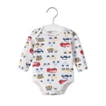 thumbnail image 3 of Emy Dola 2-Pack Baby Girls Long Sleeve Bodysuit Onesies 100% Cotton Newborn Boys Romper 0-24 Months Infant Summer Spring Clothes, 3 of 8