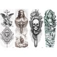 thumbnail image 2 of Tatuajes Falsos Cgtredaw Flores para Brazo 4 Uds., 2 of 9