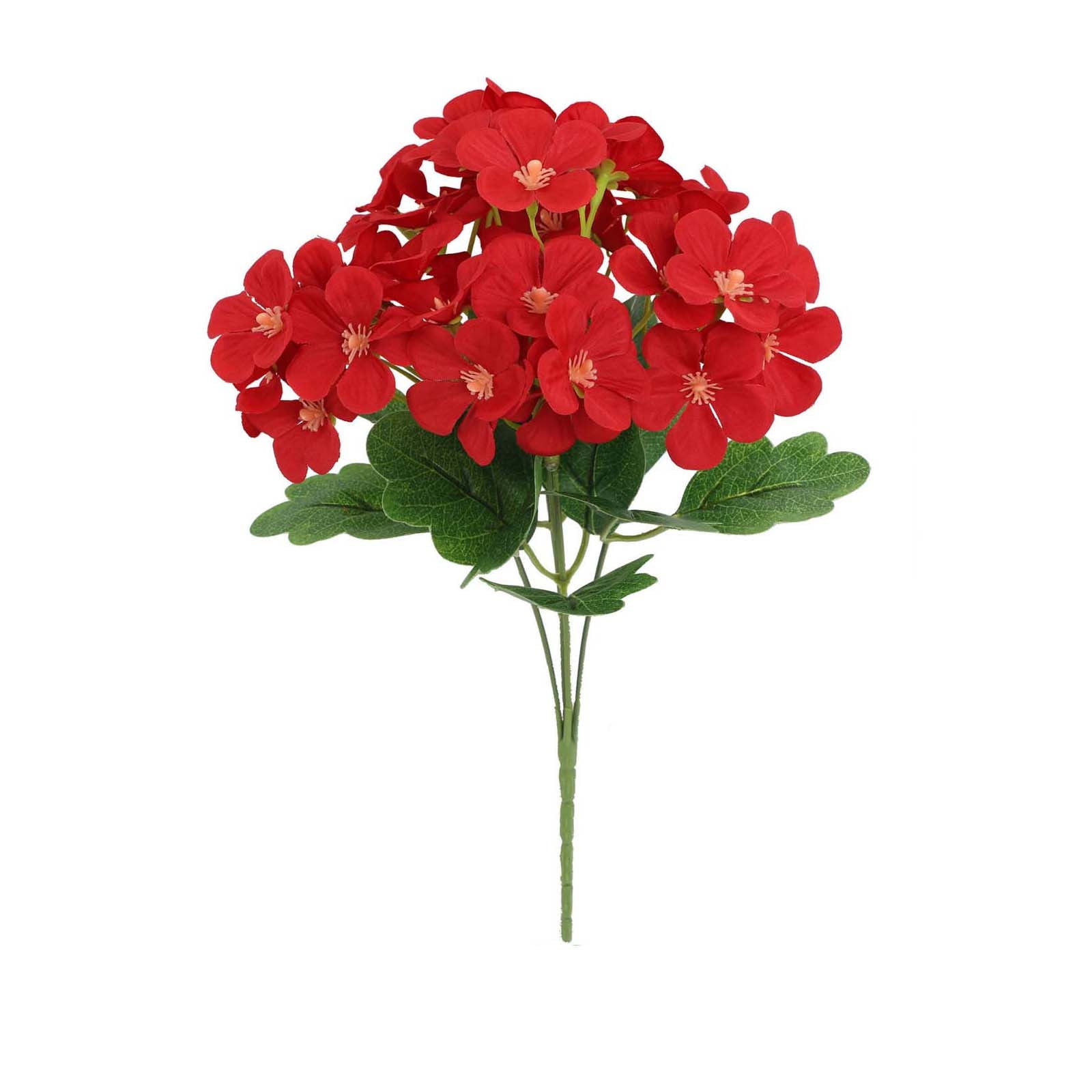 Artificial Silk Flowers Fake Flowers for Home Decor Wedding Centerpieces Floral Arrangements Photography Props Outdoor Garden Patio Decoration Lifelike Realistic Look Low Maintenance No Watering Red