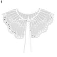 thumbnail image 7 of SPRING PARK Casual Lace Decorative False Shirt Collar Sweater DressCloud Shoulder Detachable Collar Choker Blouse Collar, 7 of 7