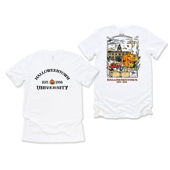 seasontown University Est 1998 Shirt, Spooky Season Tee, Hocus Pocus T-shirt, Fall Shirt, Spooky Vibes T-shirt, Womens season s, F4813 All Size S-5Xl