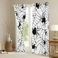 thumbnail image 2 of Erosebridal Rideaux et Draperies Araignée Noire (52x63), Rideaux Occultants 30 %-50 % pour Chambre, Décoration Toile d'Araignée, 2 of 5