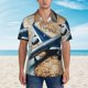 thumbnail image 2 of Fotbe Airplane World Map Adventure Camisa Hawaiana para Hombre Unisex – Camisa Casual de Verano con Botones de Manga Corta de Algodón y Lino,XX-Large, 2 of 7