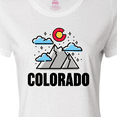 thumbnail image 4 of Inktastic Colorado Mountains and Clouds Women's T-Shirt, 4 of 5
