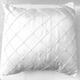 thumbnail image 2 of Pintuck Taffeta Decorative Throw Pillow/Sham Cushion Cover White, 2 of 3