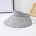 thumbnail image 6 of OJSFQUFP Sports Sun Visor Hats Women Foldable Brim Lightweight Packable Adjustable Visor Caps Running Tennis, 6 of 9