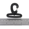 thumbnail image 4 of 4xPlastic Rotary 38mm Correa Mochila Bolsa Gancho Broche Clip Percha Negro, 4 of 8