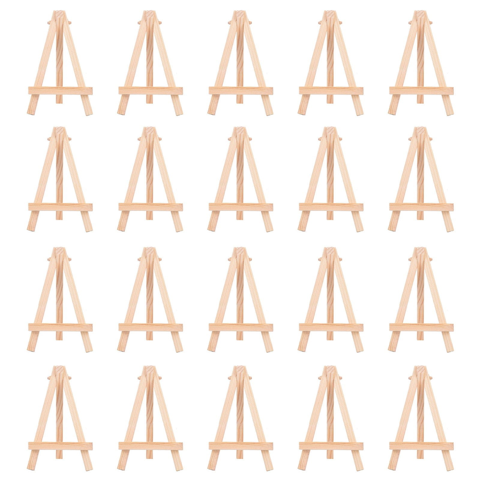 20 Pcs Small Easel Easels Small Table Easels Triangles Stand Easel Picture Frame Holder for Desktop Painting Photos