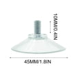 thumbnail image 4 of RKSTN Suction Cup 12PCS Suction Cup with Screw Thread Suction Cup with Cap PVC Table Screw Suction Cups Diameter 4.5 Cm, 4 of 9