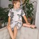thumbnail image 4 of Balery Beautiful Butterfly Conjunto de Pijama Infantil de Manga Corta con Estampado – Ropa de Dormir de Algodón Suave-4X-Large, 4 of 6