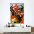 thumbnail image 2 of Famous Poster, Sports Art, Gym Printed, Jerry Rice, Motivational Poster, Motivation Canvas Art, Sport Canvas, Canvas Wall Decor - Rolled Canvas, 2 of 5