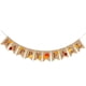 thumbnail image 1 of Yute Happy Fall Banner Maple Bunting Harvest Telón de Fondo Mantel Suministros para Fiestas, 1 of 9