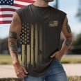 thumbnail image 2 of Leey-World Mens Shirts 250th Anniversary USA Shirts for Men American Flag T-Shirt 4th of July Shirt 250 Years Birthday Patriotic Tops(Dark Gray,M), 2 of 4
