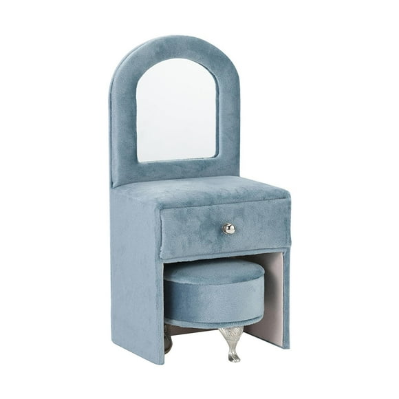 Muebles de casa de muñecas en miniatura perfecl organizador de pendientes joyero 1/6 10cmx9cmx23cm