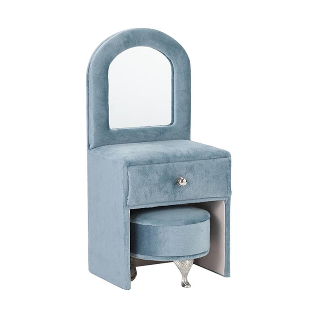 Muebles de casa de muñecas en miniatura perfecl organizador de pendientes joyero 1/6 10cmx9cmx23cm