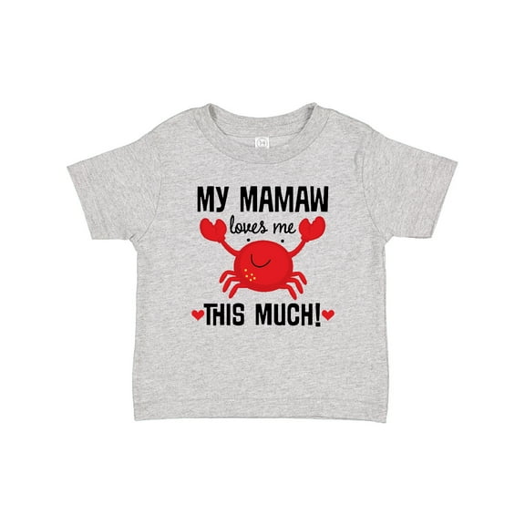 Inktastic Mamaw Loves Me Grandson Boys or Girls Baby T-Shirt