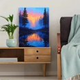 thumbnail image 5 of Misty Forest Sunrise Canvas Print Dining Room Home Wall Art Decor, 5 of 8