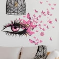 thumbnail image 2 of Billuyoard 2 uds pegatina de pared mariposas póster personalidad DIY papel pintado pegatinas decoración de fondo para sofá TV dormitorio Decoración del hogar ZSZ1192-A ZSZ1192-A, 2 of 6