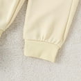 thumbnail image 6 of Kogui Kids Flare Leg Pants Set Toddler Girls Fall Clothes Girl Long Sleeve Sweatshirt Pants Baby Matching Outfit Winter 2pc Set 6 9 Months (Light Yellow,6-9 Months), 6 of 9