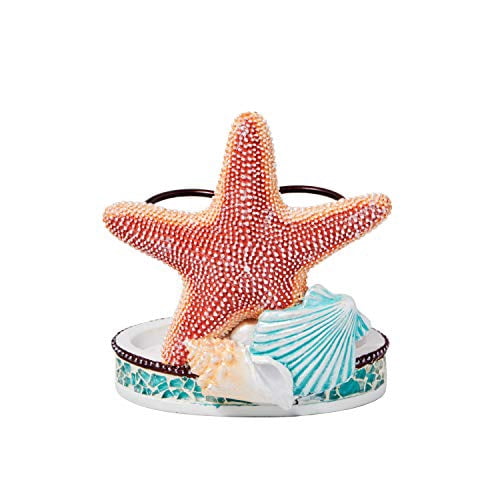 SKL Home South Seas Resin Toothbrush Holder, Turquois