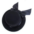 thumbnail image 2 of Hat Fascinator Millinery Fancy Dress Props Disfraz Negro Macarena Mini sombrero de copa, 2 of 8
