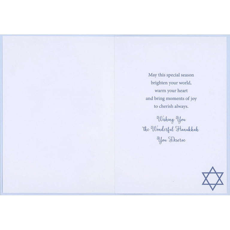 3D Star of David Hanukkah Card for Daughter photo 2