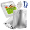 thumbnail image 1 of 30 Mylar Bags for Food Storage - Extra Thick 7 mil mylar bags - 10"x15" 1 Gallon Mylar Bags 1 Gallon - Resealable Mylar Bags - Large Mylar Bags for Long Term Food Storage bags - Mylar ziplock bags, 1 of 5