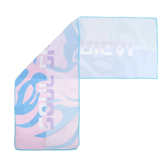 Unique Bargains 1 Pc Sports Towel Portable Quick Dry Towel Blue Purple
