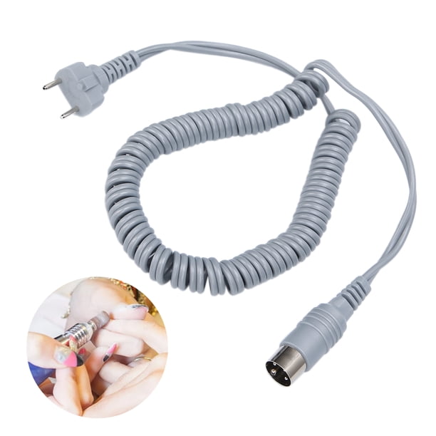 Cable de Alimentación del Cable de la Pieza de Mano del Taladro de Uñas Accesorios de la Máquina de Manicura del Taladro de Uñas Eléctrico para Uso Profesional o Uso ANGGREK Otros