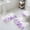 White, variant on Lavender Bath Mat 3 Piece Bathroom Rug Set, Purple Spring Floral Botanical Butterfly Non Slip Bath Rug Contour Mat and Toilet Lid Cover, Absorbent Shower Mats Soft Bath Rugs and Mats Sets