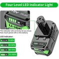 thumbnail image 4 of 2Pack Upgrade 8.0Ah P108 Battery Replacement for Ryobi 18 Volt P102 P103 P104 P105 P107 P109 P122 Cordless Drill Tool, 4 of 9