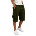 thumbnail image 2 of Mens Cargo Shorts Tactical Lightweight Relaxed Fit Below the Knee Shorts Bermuda Travel Summer Hiking Shorts, 3XL, 2 of 7