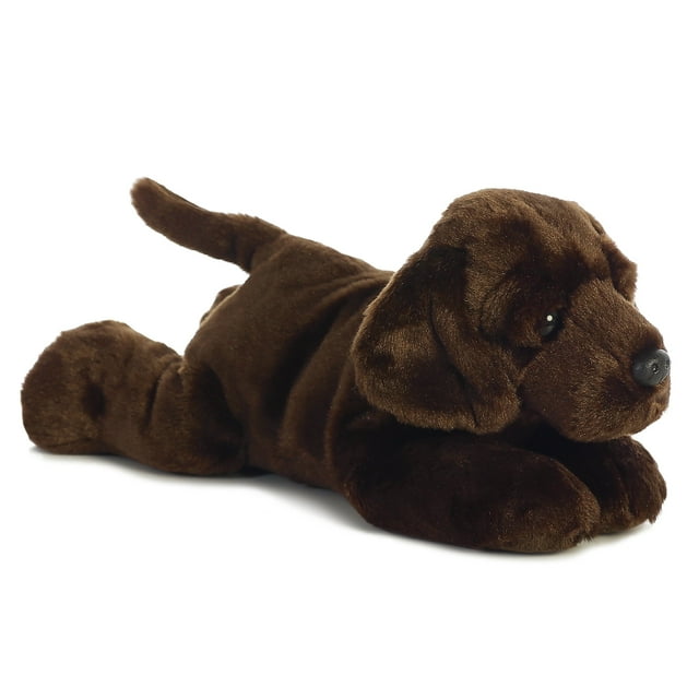 Aurora Stuffed Animals -Max Chocolate Lab (Dog) 12"