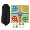 thumbnail image 2 of Ensemble d'Échecs Ludo, Jeu de Société Éducatif avec 16 Pcs d'Échecs pour Intérieur, 2 of 7